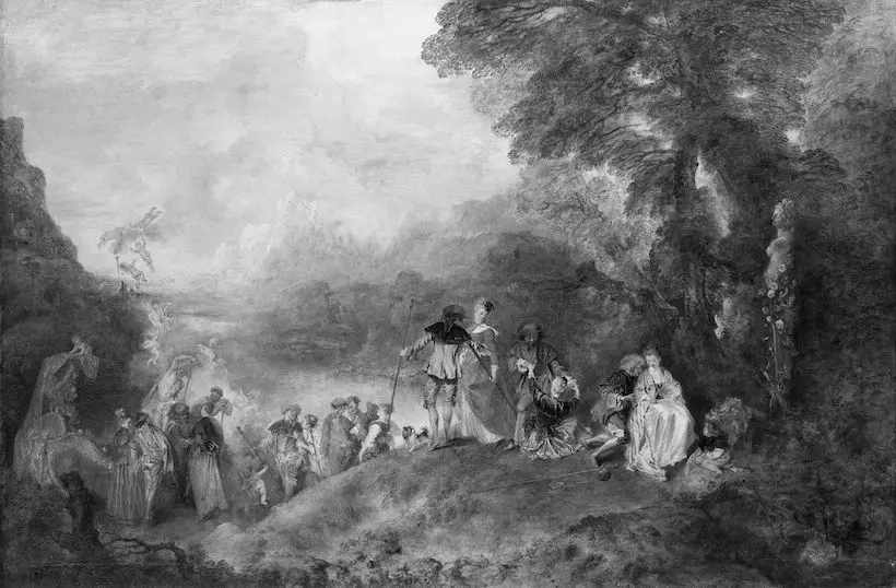 A. Watteau (1684 - 1721) -